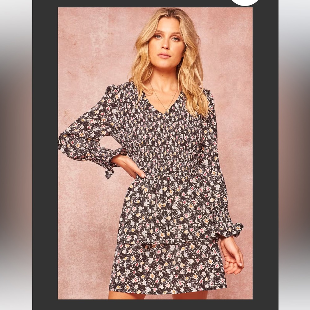 PROMESA FLORAL SMOCKED DRESS ❤️NEW COLLECTION IN STORES❤️